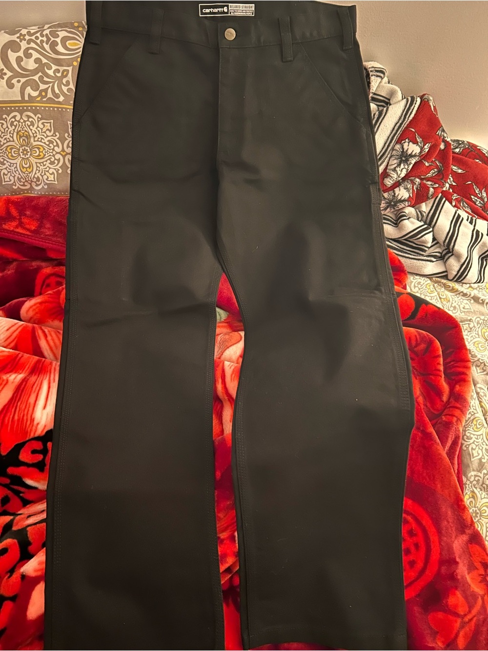 Carhartt Men’s Black Cargo Work Pants